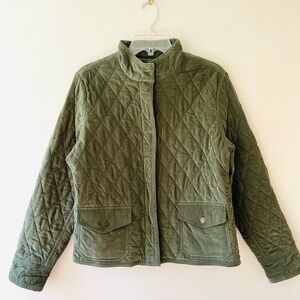 Eddie Bauer Olive Green Utility Jacket